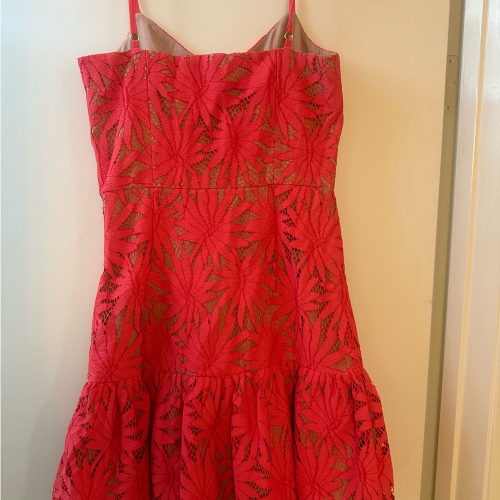 Michael Kors Pink Floral Mini Dress